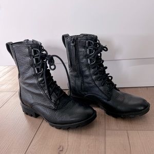 Sorel Women’s Phoenix Leather Combat Boots